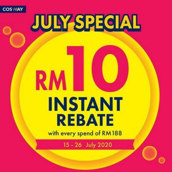 Cosway-July-Instant-Rebate-Promotion-350x350 - Johor Kedah Kelantan Kuala Lumpur Melaka Negeri Sembilan Others Pahang Penang Perak Perlis Promotions & Freebies Putrajaya Sabah Sarawak Selangor Terengganu 