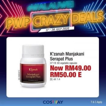 Cosway-PWP-Crazy-Deal-350x350 - Beauty & Health Health Supplements Johor Kedah Kelantan Kuala Lumpur Melaka Negeri Sembilan Online Store Others Pahang Penang Perak Perlis Promotions & Freebies Putrajaya Sabah Sarawak Selangor Terengganu 