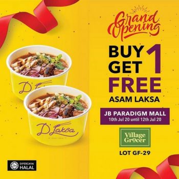 DLaksa-Opening-Promotion-at-Paradigm-Mall-Johor-Bahru-350x350 - Beverages Food , Restaurant & Pub Johor Promotions & Freebies 