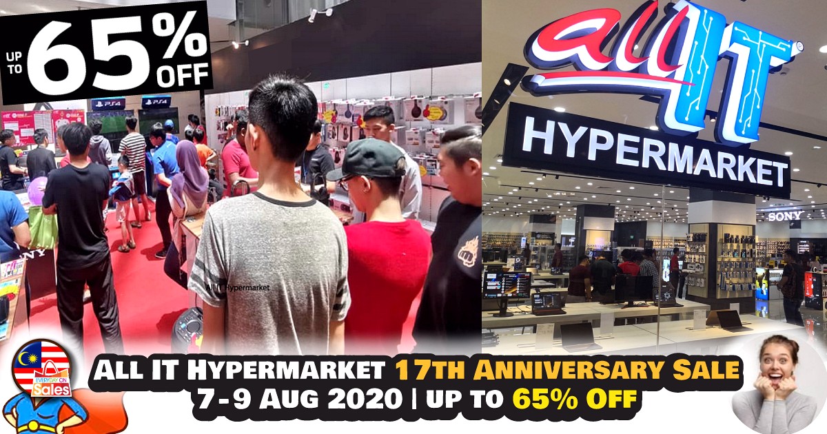 EOS-MY-ALL-IT-Anniversary-Sale-August-2020-v1 - Audio System & Visual System Cameras Computer Accessories Electronics & Computers Home Appliances IT Gadgets Accessories Kuala Lumpur Laptop Mobile Phone Nationwide Negeri Sembilan Putrajaya Selangor Tablets Warehouse Sale & Clearance in Malaysia 