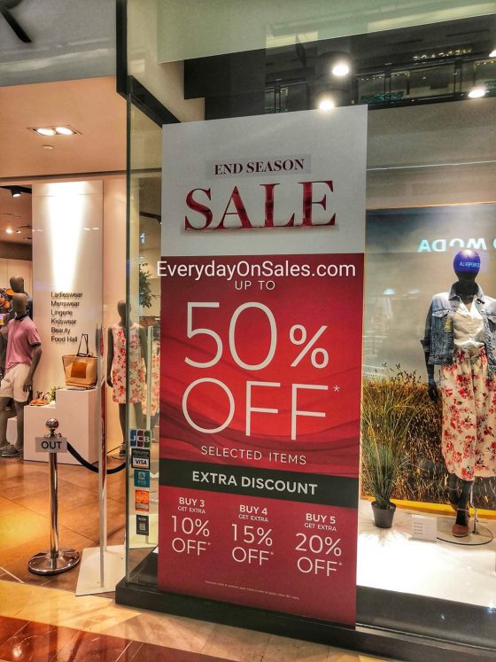 Now till 19 July 2020 Marks & Spencer End Season Sale! Up to 50+Extra
