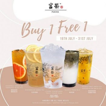 Fucha-Buy-1-Free-1-Promotion-350x350 - Beverages Food , Restaurant & Pub Johor Kedah Kelantan Kuala Lumpur Melaka Negeri Sembilan Pahang Penang Perak Perlis Promotions & Freebies Putrajaya Sabah Sarawak Selangor Terengganu 