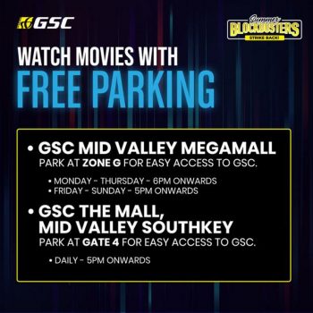 GSC-Free-Parking-Promotion-350x350 - Cinemas Johor Kuala Lumpur Movie & Music & Games Promotions & Freebies Selangor 