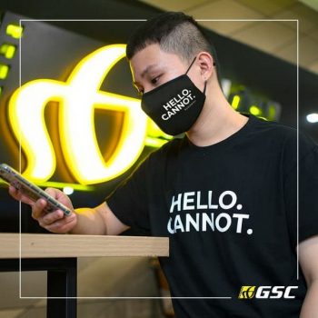 GSC-Hello.-Cannot.-Reusable-Face-Mask-Promo-at-Lazada-350x350 - Cinemas Johor Kedah Kelantan Kuala Lumpur Melaka Movie & Music & Games Negeri Sembilan Others Pahang Penang Perak Perlis Promotions & Freebies Putrajaya Sabah Sarawak Selangor Terengganu 