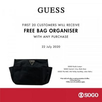 GUESS-Free-Bag-Organizer-at-Sogo-350x350 - Fashion Accessories Fashion Lifestyle & Department Store Johor Kuala Lumpur Promotions & Freebies Selangor 