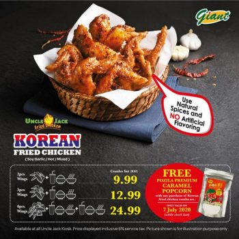 Giant-Uncle-Jack-Fried-Chicken-Korean-Fried-Chicken-Combo-Promotion-350x350 - Beverages Food , Restaurant & Pub Johor Kedah Kelantan Kuala Lumpur Melaka Negeri Sembilan Pahang Penang Perak Perlis Promotions & Freebies Putrajaya Sabah Sarawak Selangor Supermarket & Hypermarket Terengganu 