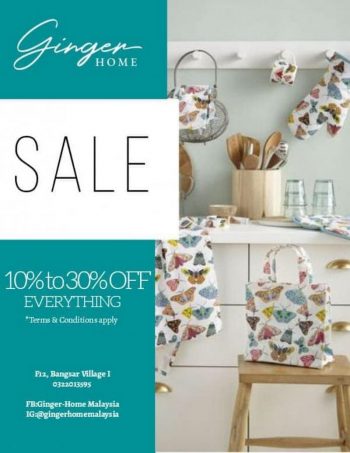 Ginger-Home-Special-Sale-at-Bangsar-Village-350x453 - Home & Garden & Tools Home Decor Kuala Lumpur Malaysia Sales Selangor 