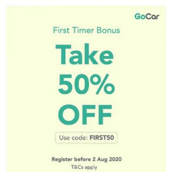 GoCar-New-Member-Promo-350x350 - Johor Kedah Kelantan Kuala Lumpur Melaka Negeri Sembilan Online Store Pahang Penang Perak Perlis Promotions & Freebies Putrajaya Sabah Sarawak Selangor Sports,Leisure & Travel Terengganu Transportation 