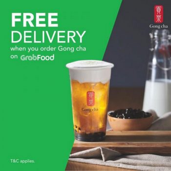 Gong-Cha-Free-Delivery-Promotion-on-GrabFood-350x350 - Beverages Food , Restaurant & Pub Johor Kedah Kelantan Kuala Lumpur Melaka Negeri Sembilan Online Store Pahang Penang Perak Perlis Promotions & Freebies Putrajaya Sabah Sarawak Selangor Terengganu 