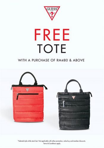 Guess-Free-Tote-Promo-at-Isetan-350x495 - Bags Fashion Accessories Fashion Lifestyle & Department Store Kuala Lumpur Promotions & Freebies Sales Calendar Selangor 