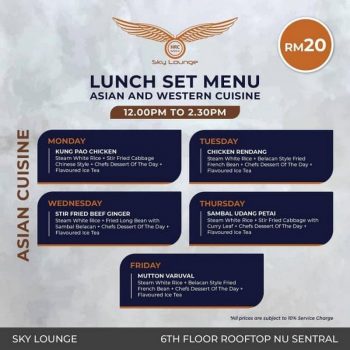HRC-Sky-Lounge-New-Lunch-Set-Promo-at-NU-Sentral-350x350 - Beverages Food , Restaurant & Pub Kuala Lumpur Promotions & Freebies Selangor 