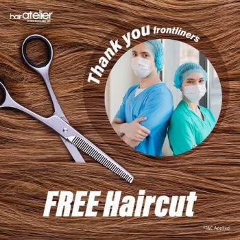 Hair-Atelier-Free-Haircut-for-Frontliners-350x350 - Beauty & Health Hair Care Johor Kedah Kelantan Kuala Lumpur Melaka Negeri Sembilan Pahang Penang Perak Perlis Personal Care Promotions & Freebies Putrajaya Sabah Sarawak Selangor Terengganu 