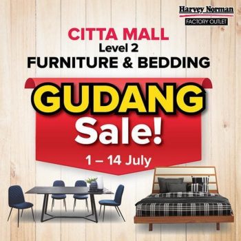 Harvey-Norman-Furniture-Bedding-Gudang-Sale-at-Citta-Mall-350x350 - Electronics & Computers Furniture Home & Garden & Tools Home Appliances Home Decor Selangor Warehouse Sale & Clearance in Malaysia 