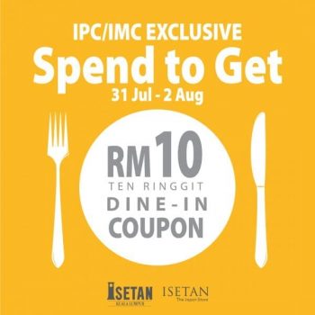 IPCIMC-Exclusive-Spend-To-Get-at-ISETAN-350x350 - Events & Fairs Kuala Lumpur Others Selangor 