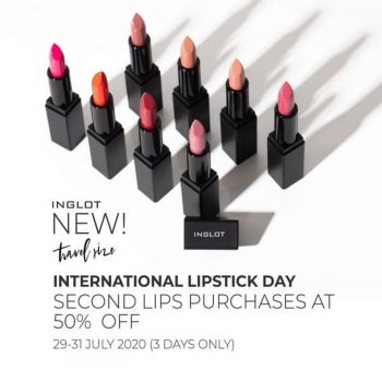 Inglot-Lipstick-Day-Promo-350x350 - Beauty & Health Cosmetics Kuala Lumpur Promotions & Freebies Putrajaya Selangor 