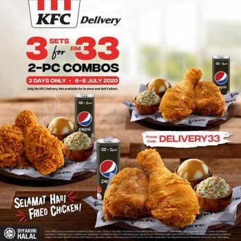 KFC-Delivery-3-Sets-2-PC-Combos-Promotion-350x350 - Beverages Food , Restaurant & Pub Johor Kedah Kelantan Kuala Lumpur Melaka Negeri Sembilan Online Store Pahang Penang Perak Perlis Promotions & Freebies Putrajaya Sabah Sarawak Selangor Terengganu 