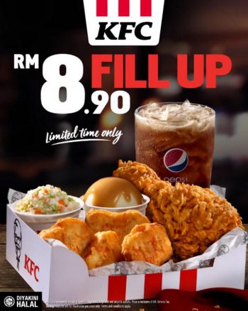 KFC-Fill-Up-Combo-Promo-350x438 - Beverages Food , Restaurant & Pub Johor Kedah Kelantan Kuala Lumpur Melaka Nationwide Negeri Sembilan Pahang Penang Perak Perlis Promotions & Freebies Putrajaya Sabah Sarawak Selangor Terengganu 