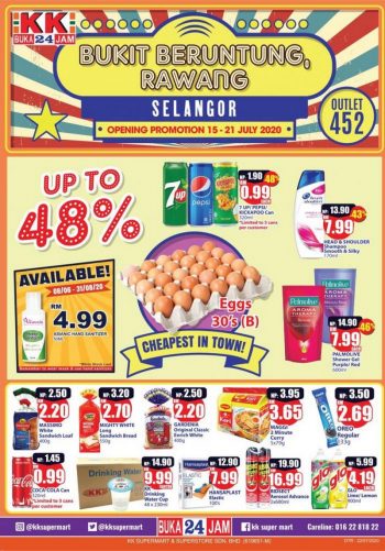 KK-Super-Mart-Opening-Promotion-at-Bukit-Beruntung-Rawang-350x501 - Promotions & Freebies Selangor Supermarket & Hypermarket 