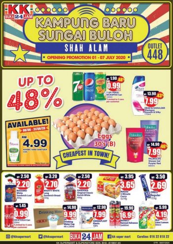 KK-Super-Mart-Opening-Promotion-at-Kampung-Baru-Sungai-Buloh-Shah-Alam-350x491 - Promotions & Freebies Selangor Supermarket & Hypermarket 