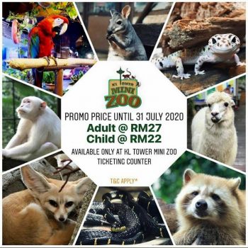 KL-Tower-Mini-Zoo-Ticket-Promo-350x350 - Kuala Lumpur Others Promotions & Freebies Selangor 