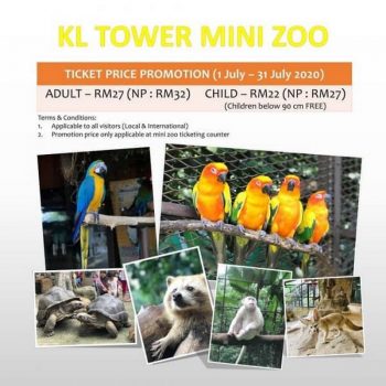 KL-Tower-Mini-Zoo-Ticket-Promotion-350x350 - Kuala Lumpur Others Promotions & Freebies Selangor 