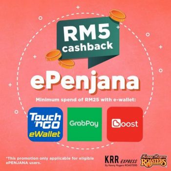 Kenny-Rogers-ROASTERS-ePenjana-Cashback-Promotion-with-Touch-n-Go-GrabPay-or-Boost-350x350 - Beverages Food , Restaurant & Pub Johor Kedah Kelantan Kuala Lumpur Melaka Negeri Sembilan Pahang Penang Perak Perlis Promotions & Freebies Putrajaya Sabah Sarawak Selangor Terengganu 