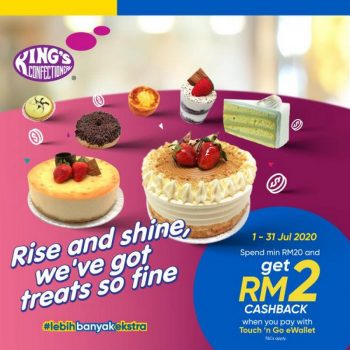 Kings-Confectionery-RM2-Cashback-Promotion-with-Touch-n-Go-350x350 - Beverages Cake Food , Restaurant & Pub Johor Kedah Kelantan Kuala Lumpur Melaka Negeri Sembilan Pahang Penang Perak Perlis Promotions & Freebies Putrajaya Sabah Sarawak Selangor Terengganu 