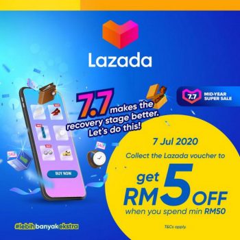 Lazada-7.7-Sale-Free-RM5-OFF-Voucher-Promotion-with-Touch-n-Go-350x350 - Johor Kedah Kelantan Kuala Lumpur Melaka Negeri Sembilan Online Store Others Pahang Penang Perak Perlis Promotions & Freebies Putrajaya Sabah Sarawak Selangor Terengganu 