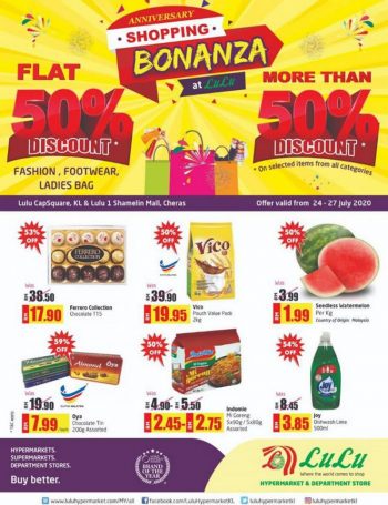 LuLu-Hypermarket-Anniversary-Shopping-Bonanza-Promotion-350x455 - Kuala Lumpur Promotions & Freebies Selangor Supermarket & Hypermarket 