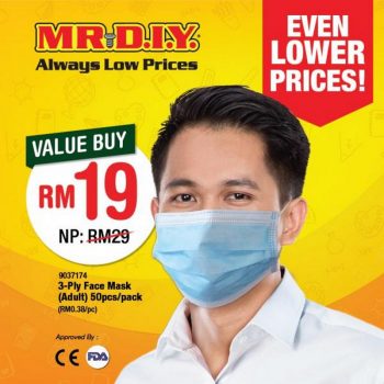 MR-DIY-3-Ply-Face-Mask-Promotion-350x350 - Johor Kedah Kelantan Kuala Lumpur Melaka Negeri Sembilan Others Pahang Penang Perak Perlis Promotions & Freebies Putrajaya Sabah Sarawak Selangor Terengganu 