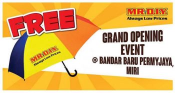 MR-DIY-Opening-Promotion-at-Bandar-Baru-Permyjaya-Miri-350x186 - Others Promotions & Freebies Sarawak 
