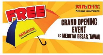 MR-DIY-Opening-Promotion-at-Merotai-Besar-Tawau-350x186 - Home & Garden & Tools Promotions & Freebies Sabah Safety Tools & DIY Tools 