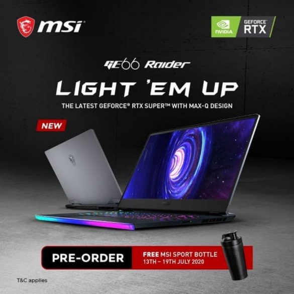 14 Jul 2020 Onward MSI GE66 Raider Promo