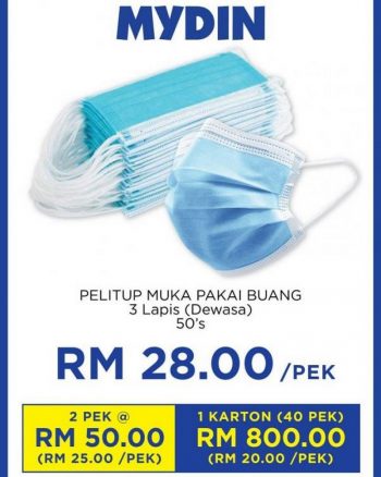 MYDIN-3-Ply-Face-Mask-Promotion-350x438 - Johor Kedah Kelantan Kuala Lumpur Melaka Negeri Sembilan Pahang Penang Perak Perlis Promotions & Freebies Putrajaya Sabah Sarawak Selangor Supermarket & Hypermarket Terengganu 