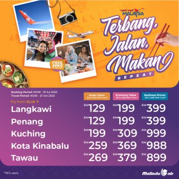 Malindo-Air-Fly-Walk-Eat-and-Repeat-Promo-350x350 - Air Fare Johor Kedah Kelantan Kuala Lumpur Melaka Negeri Sembilan Online Store Pahang Penang Perak Perlis Promotions & Freebies Putrajaya Sabah Sarawak Selangor Sports,Leisure & Travel Terengganu Travel Packages 