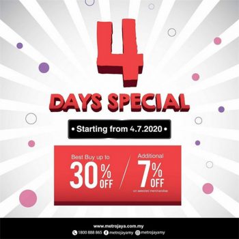 Metrojaya-4-Days-Special-Promo-350x350 - Kuala Lumpur Promotions & Freebies Selangor Supermarket & Hypermarket 