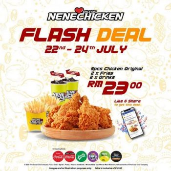 NeNe-Chicken-Flash-Deal-350x350 - Beverages Food , Restaurant & Pub Johor Kedah Kelantan Kuala Lumpur Melaka Negeri Sembilan Pahang Penang Perak Perlis Promotions & Freebies Putrajaya Sabah Sarawak Selangor Terengganu 