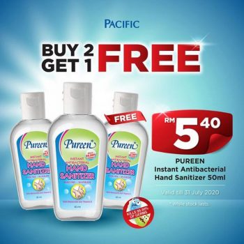 Pacific-Hypermarket-Pureen-Hand-Sanitizer-Buy-2-Free-1-Promotion-350x350 - Johor Kedah Kelantan Kuala Lumpur Melaka Negeri Sembilan Pahang Penang Perak Perlis Promotions & Freebies Putrajaya Sabah Sarawak Selangor Supermarket & Hypermarket Terengganu 