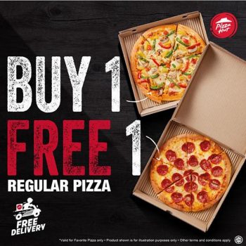 Pizza-Hut-Buy-1-Free-1-Promotion-350x350 - Beverages Food , Restaurant & Pub Johor Kedah Kelantan Kuala Lumpur Melaka Negeri Sembilan Online Store Pahang Penang Perak Perlis Pizza Promotions & Freebies Putrajaya Sabah Sarawak Selangor Terengganu 