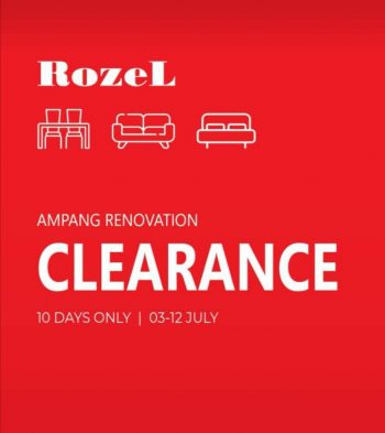 Rozel-Renovation-Clearance-Sale-350x393 - Beddings Furniture Home & Garden & Tools Home Decor Kuala Lumpur Mattress Selangor Warehouse Sale & Clearance in Malaysia 