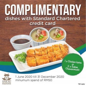 Sakae-Sushi-Free-Chicken-Katsu-or-2-Sakae-Chawanmushi-Promotion-with-Standard-Chartered-350x350 - Bank & Finance Beverages Food , Restaurant & Pub Johor Kedah Kelantan Kuala Lumpur Melaka Negeri Sembilan Pahang Penang Perak Perlis Promotions & Freebies Putrajaya Sabah Sarawak Selangor Standard Chartered Bank Terengganu 