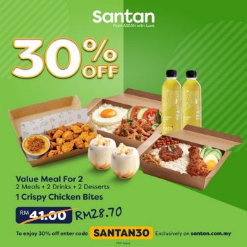 Santan-Lunch-Promotion-350x350 - Beverages Food , Restaurant & Pub Johor Kedah Kelantan Kuala Lumpur Melaka Negeri Sembilan Online Store Pahang Penang Perak Perlis Promotions & Freebies Putrajaya Sabah Sarawak Selangor Terengganu 