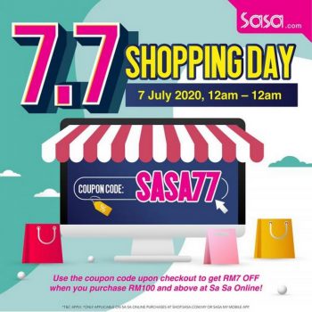 Sasa-7.7-Shopping-Day-Sale-350x350 - Beauty & Health Cosmetics Johor Kedah Kelantan Kuala Lumpur Malaysia Sales Melaka Negeri Sembilan Online Store Pahang Penang Perak Perlis Personal Care Putrajaya Sabah Sarawak Selangor Terengganu 