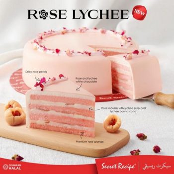 Secret-Recipe-New-Rose-Lychee-Cake-Promo-350x350 - Beverages Cake Food , Restaurant & Pub Kedah Kelantan Kuala Lumpur Melaka Negeri Sembilan Pahang Penang Perak Perlis Promotions & Freebies Putrajaya Sabah Sarawak Selangor Terengganu 