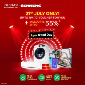 Senheng-Super-Brand-Day-Sale-on-Lazada-350x350 - Electronics & Computers Home Appliances IT Gadgets Accessories Johor Kedah Kelantan Kuala Lumpur Malaysia Sales Melaka Negeri Sembilan Pahang Penang Perak Perlis Putrajaya Sabah Sarawak Selangor Terengganu 