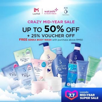 Senka-7.7-Mid-Year-Super-Sale-at-Lazada-350x350 - Beauty & Health Johor Kedah Kelantan Kuala Lumpur Malaysia Sales Melaka Negeri Sembilan Online Store Pahang Penang Perak Perlis Personal Care Putrajaya Sabah Sarawak Selangor Skincare Terengganu 