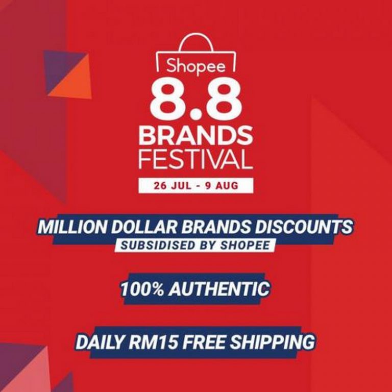 26 Jul-9 Aug 2020: Shopee 8.8 Brands Festival Sale - EverydayOnSales.com