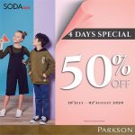 30 Jul-2 Aug 2020: Soda Kids 4 Days Special at Parkson