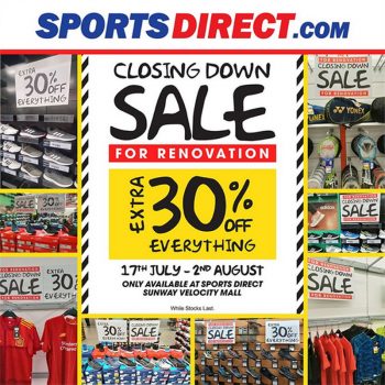 Sports-Direct-Closing-Down-Sale-for-Renovation-at-Sunway-Velocity-Mall-350x350 - Apparels Fashion Accessories Fashion Lifestyle & Department Store Footwear Kuala Lumpur Selangor Sportswear Warehouse Sale & Clearance in Malaysia 