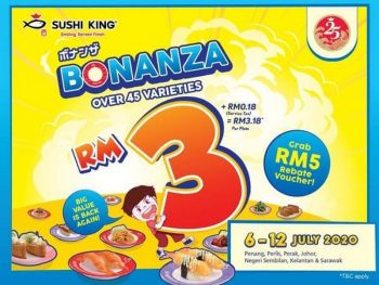 Sushi-King-Bonanza-350x263 - Beverages Food , Restaurant & Pub Johor Kedah Kelantan Kuala Lumpur Melaka Negeri Sembilan Pahang Penang Perak Perlis Promotions & Freebies Putrajaya Sabah Sarawak Selangor Terengganu 